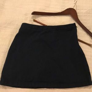 Land’s End girl’s uniform skirt in navy